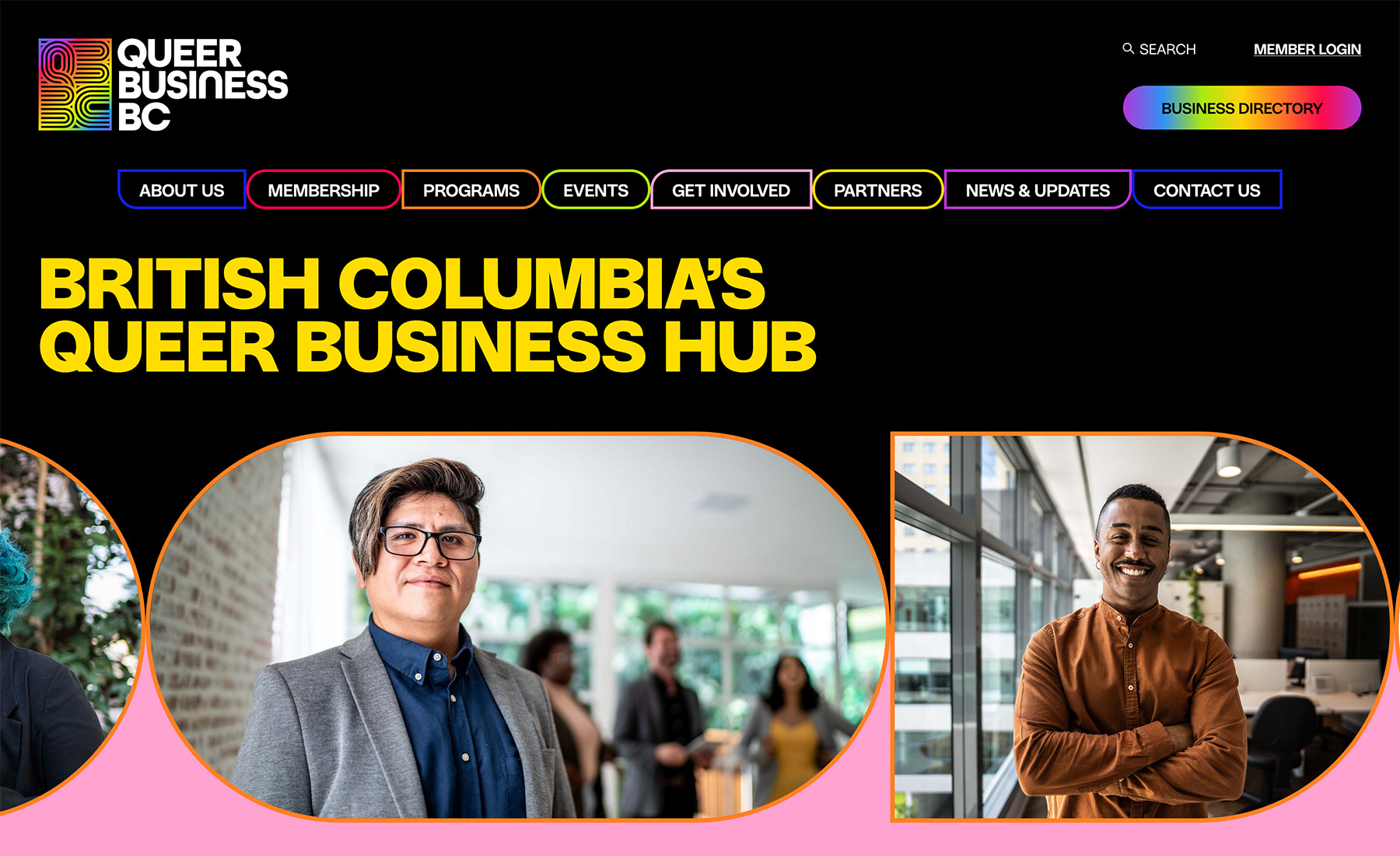 Preview Queerbusinessbc Desktop Website